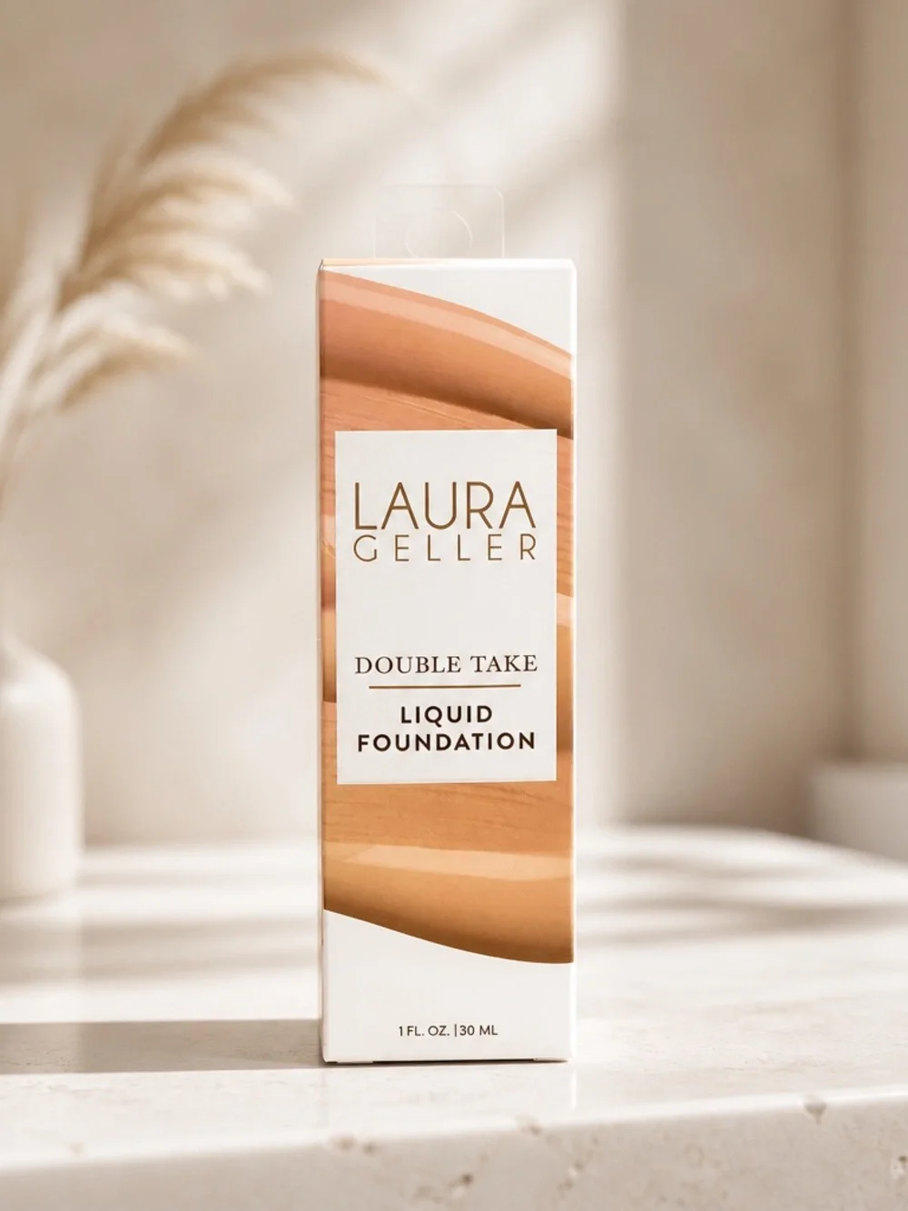 Laura Geller Double Take Liquid Foundation Warm Beige 1 oz